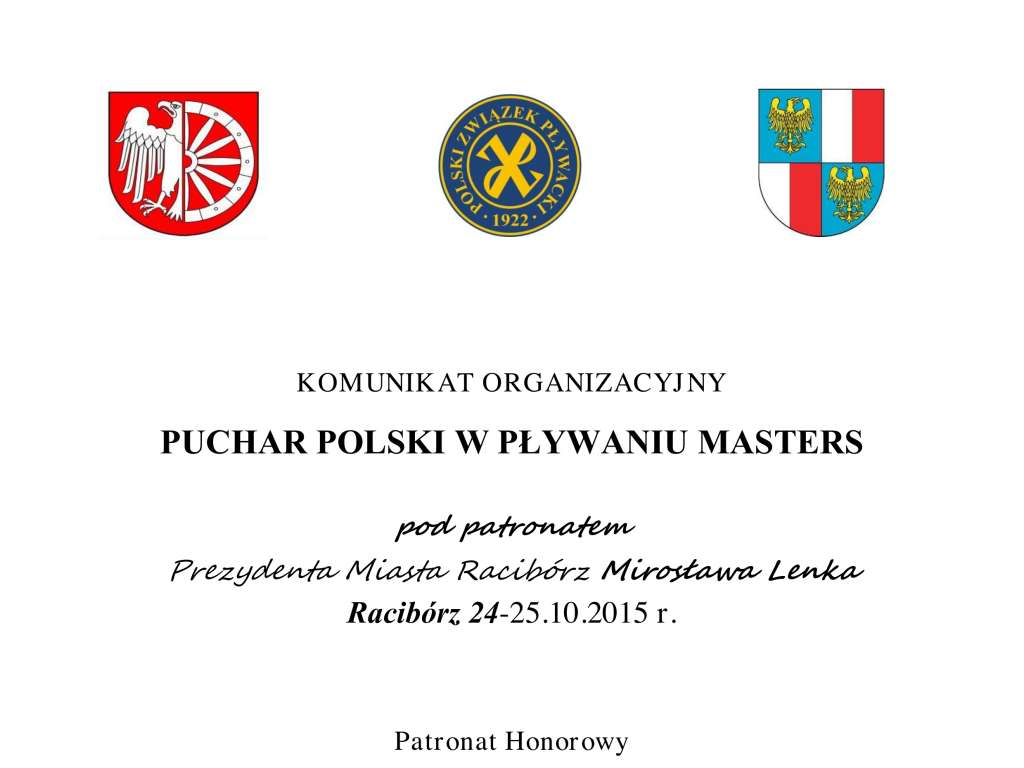 Puchar Polski w Pływaniu Masters