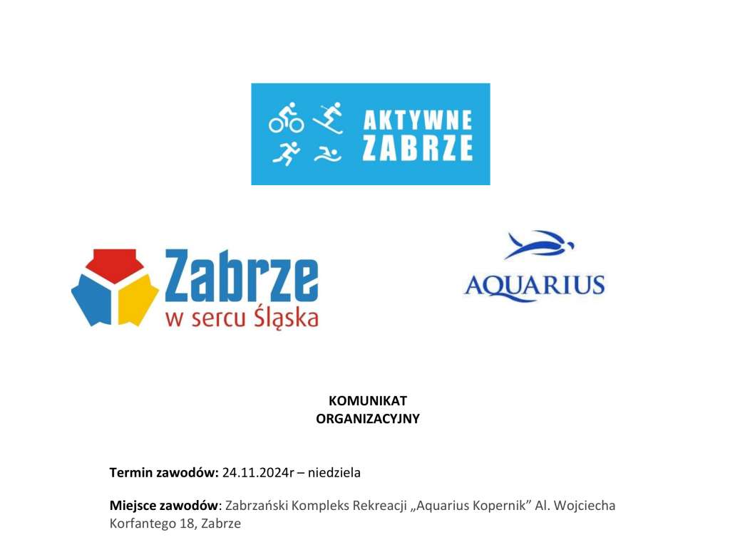 Puchar Zabrza w pływaniu 2024