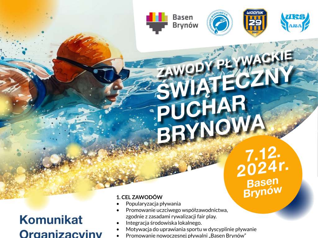 Świąteczny Puchar Brynowa w pływaniu