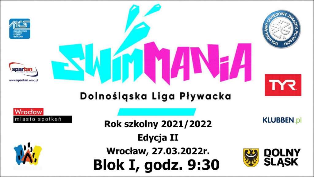 SwimMania Dolnośląska Liga Pływacka edycja II 2021/2022