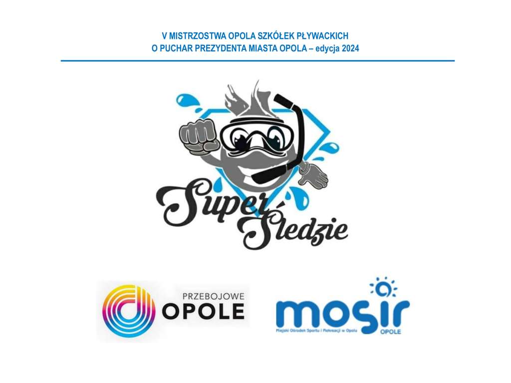 V Mistrzostwa Opola Szkółek Pływackich o Puchar Prezydenta Miasta Opola