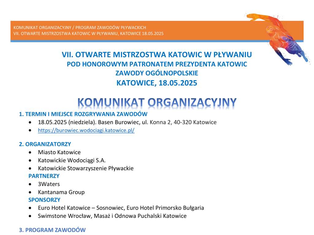 VII Otwarte Mistrzostwa Katowic w Pływaniu