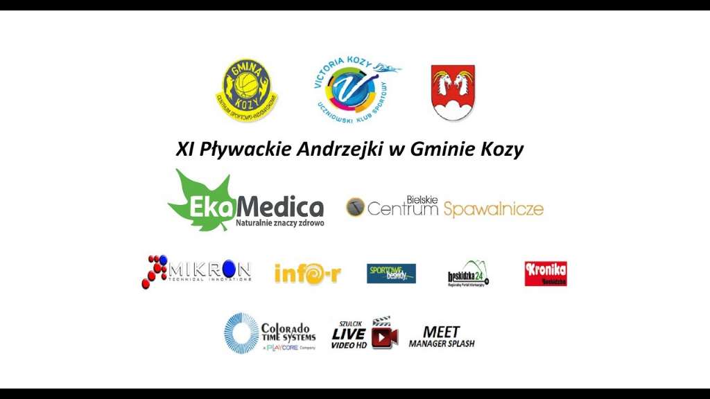 XI Pływackie Andrzejki w Gminie Kozy