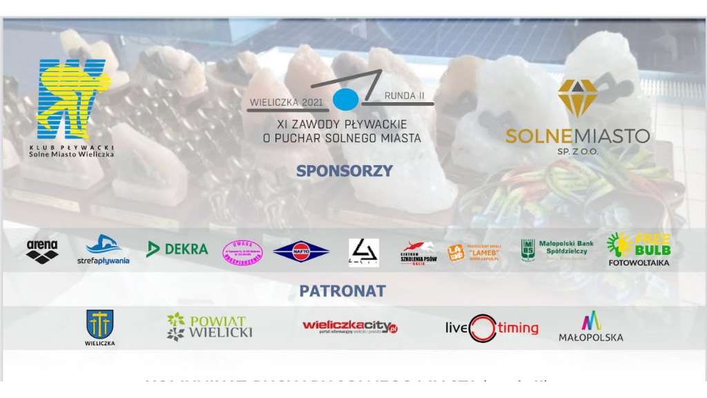 XI Zawody Pływackie o Puchar Solnego Miasta II