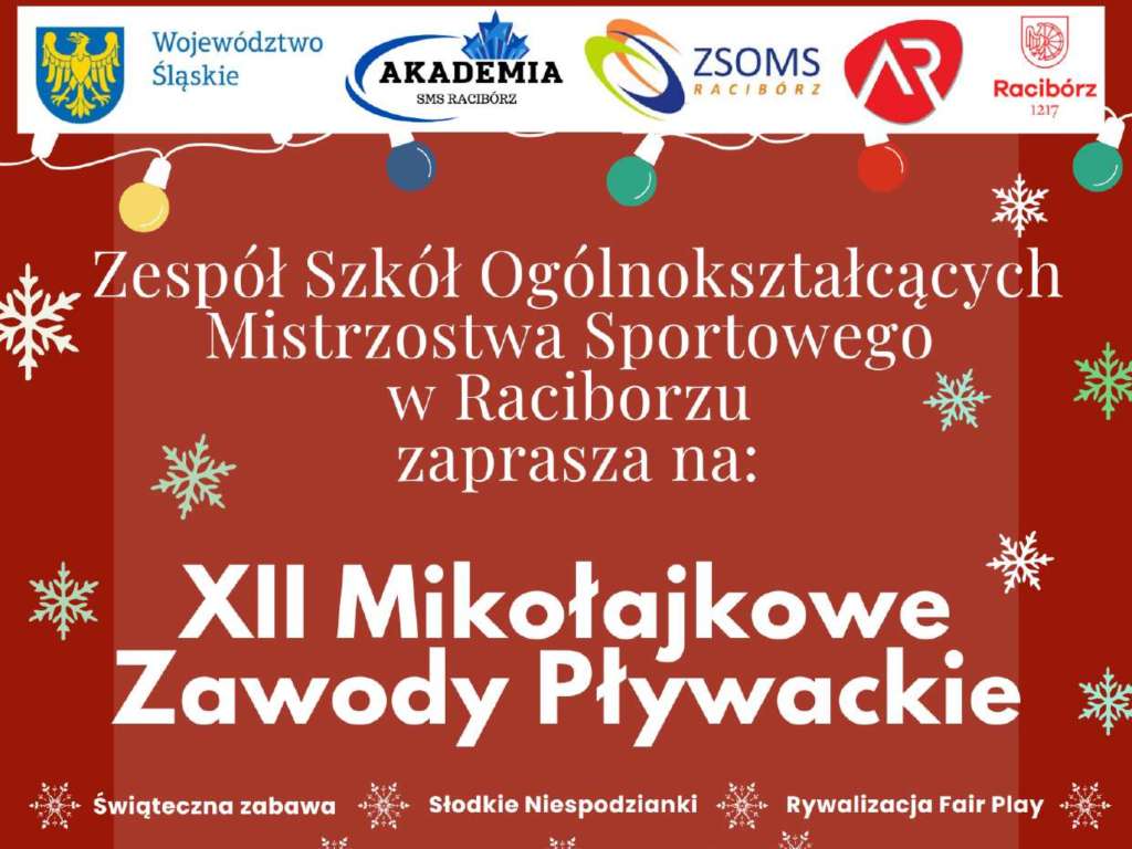 XII Mikołajkowe Zawody Pływackie