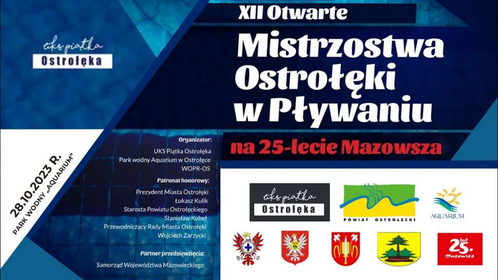XII Otwarte Mistrzostwa Ostrołęki w Pływaniu