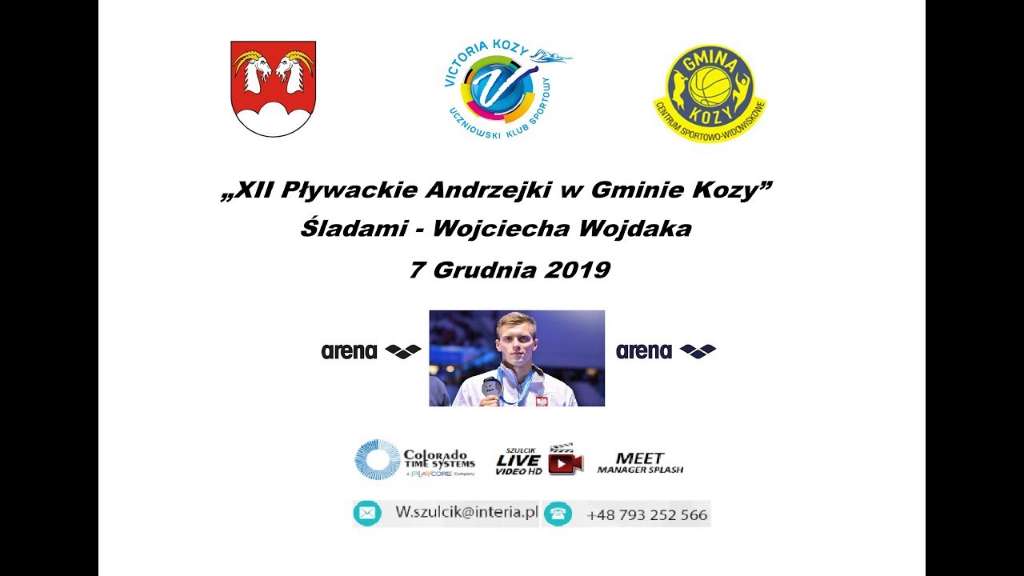 XII Pływackie Andrzejki w Gminie Kozy