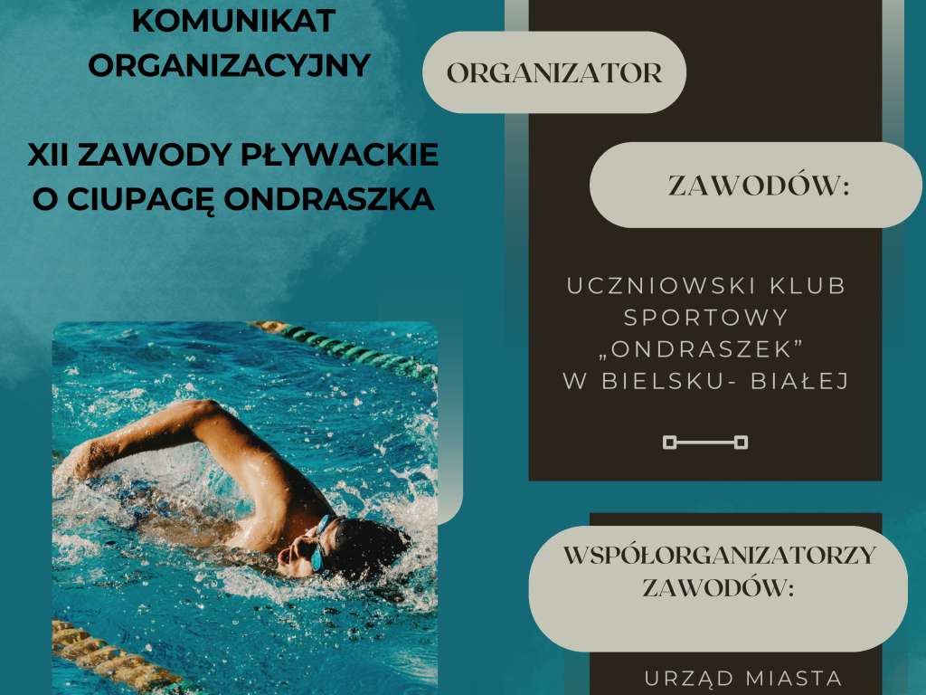 XII Zawody pływackie O Ciupagę Ondraszka