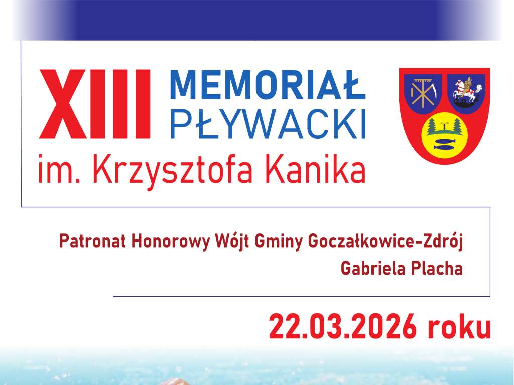 XIII Memoriał Pływacki im. Krzysztofa Kanika