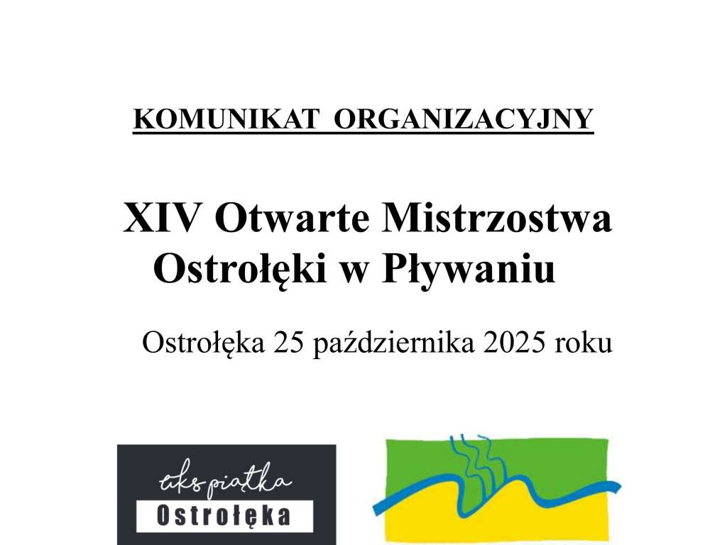 XIV Otwarte Mistrzostwa Ostrołęki w pływaniu