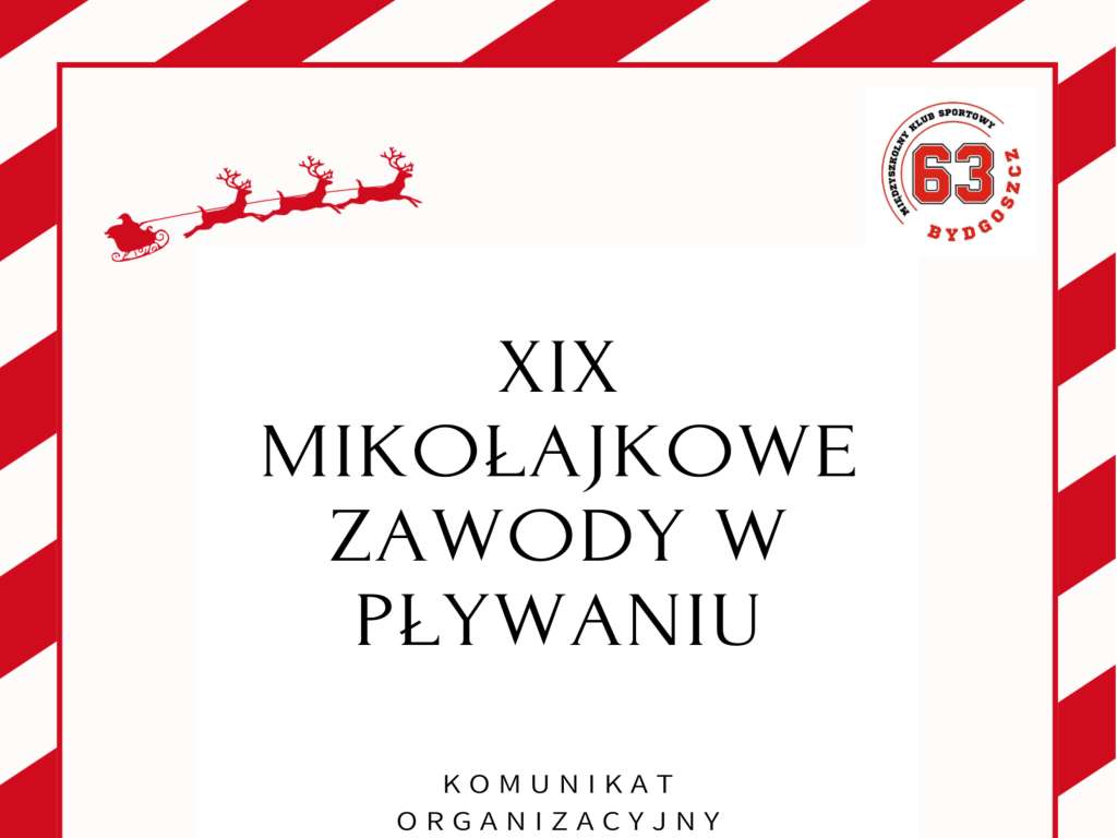 XIX Mikołajkowe Zawody w Pływaniu