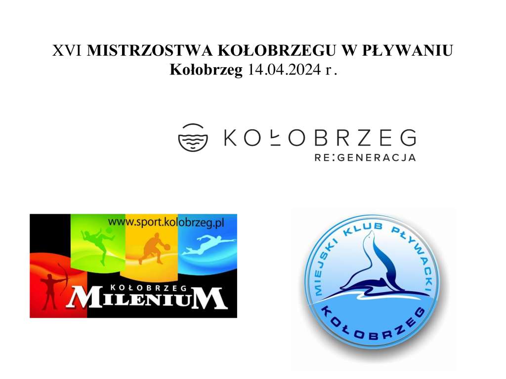 XVI Mistrzostwa Kołobrzegu w Pływaniu
