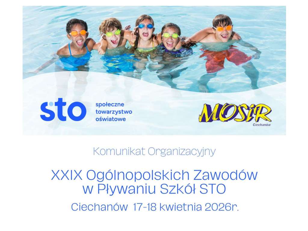 XXIX Ogólnopolskie Zawody w Pływaniu Szkół STO