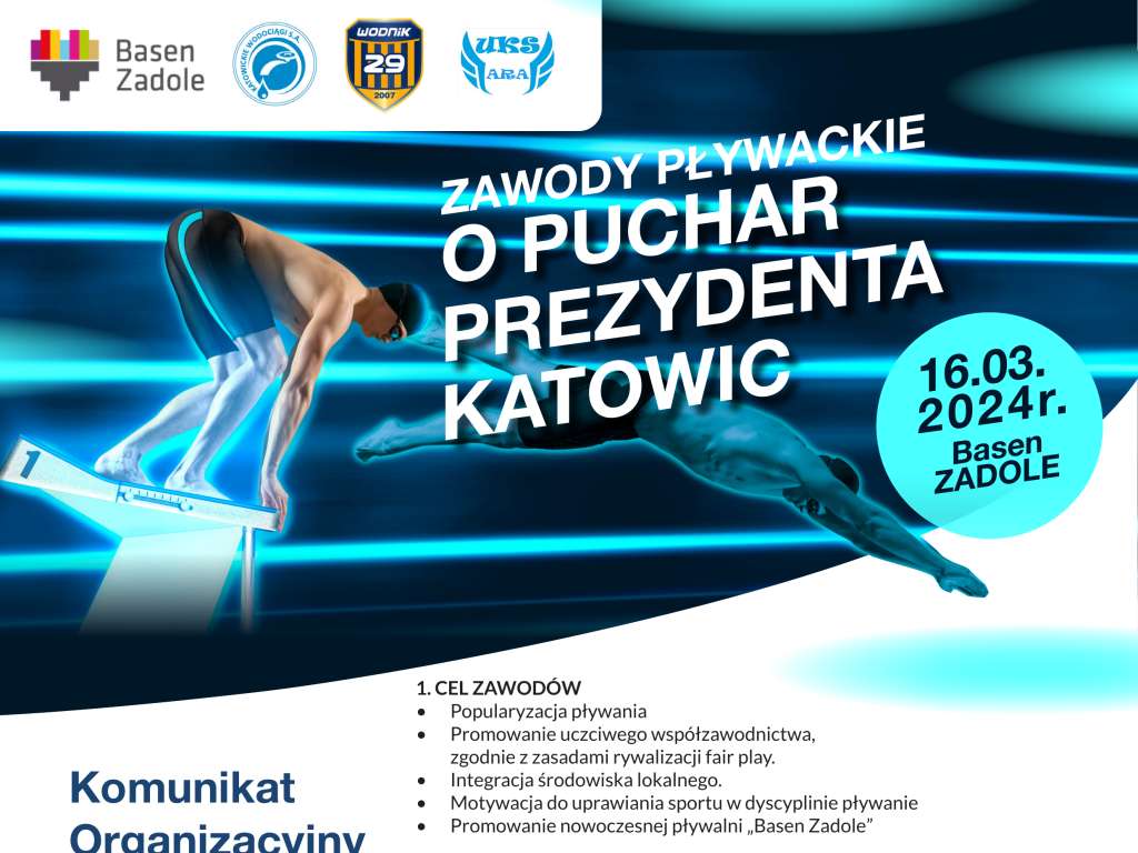 Zawody Pływackie o Puchar Prezydenta Katowic