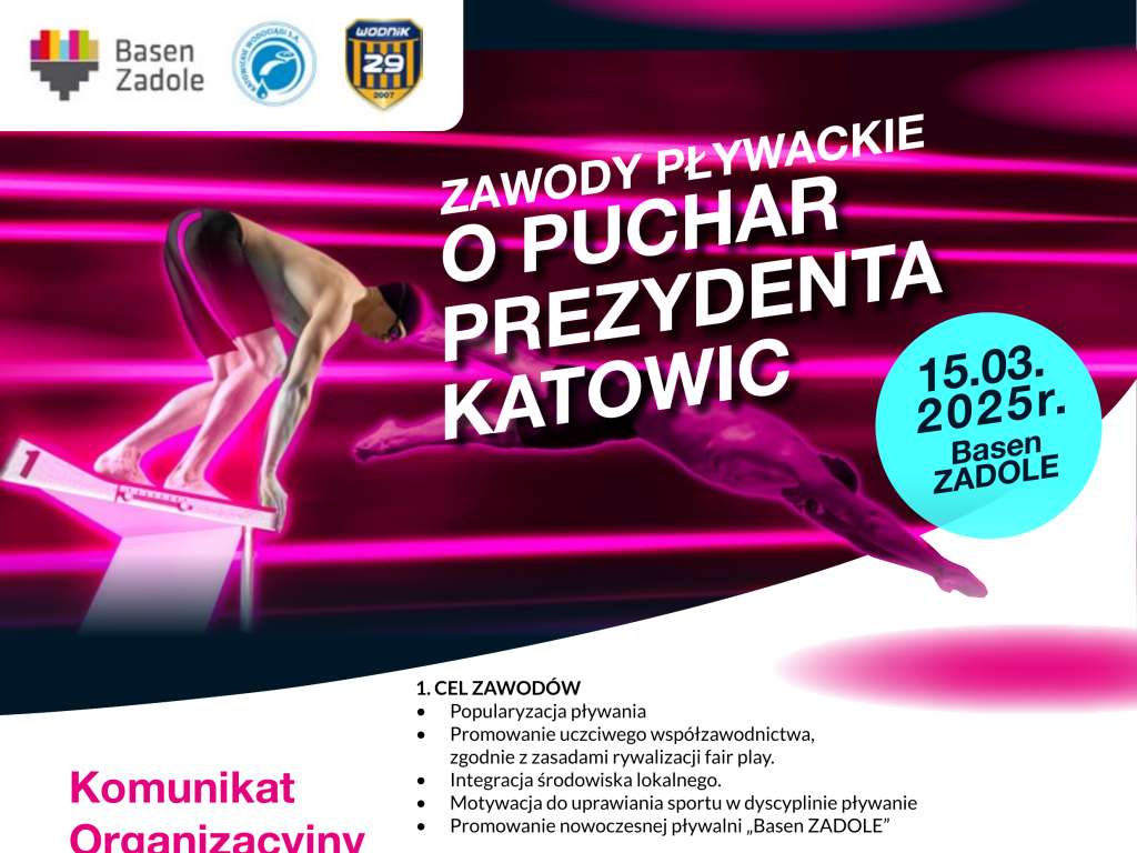 Zawody Pływackie o Puchar Prezydenta Katowic