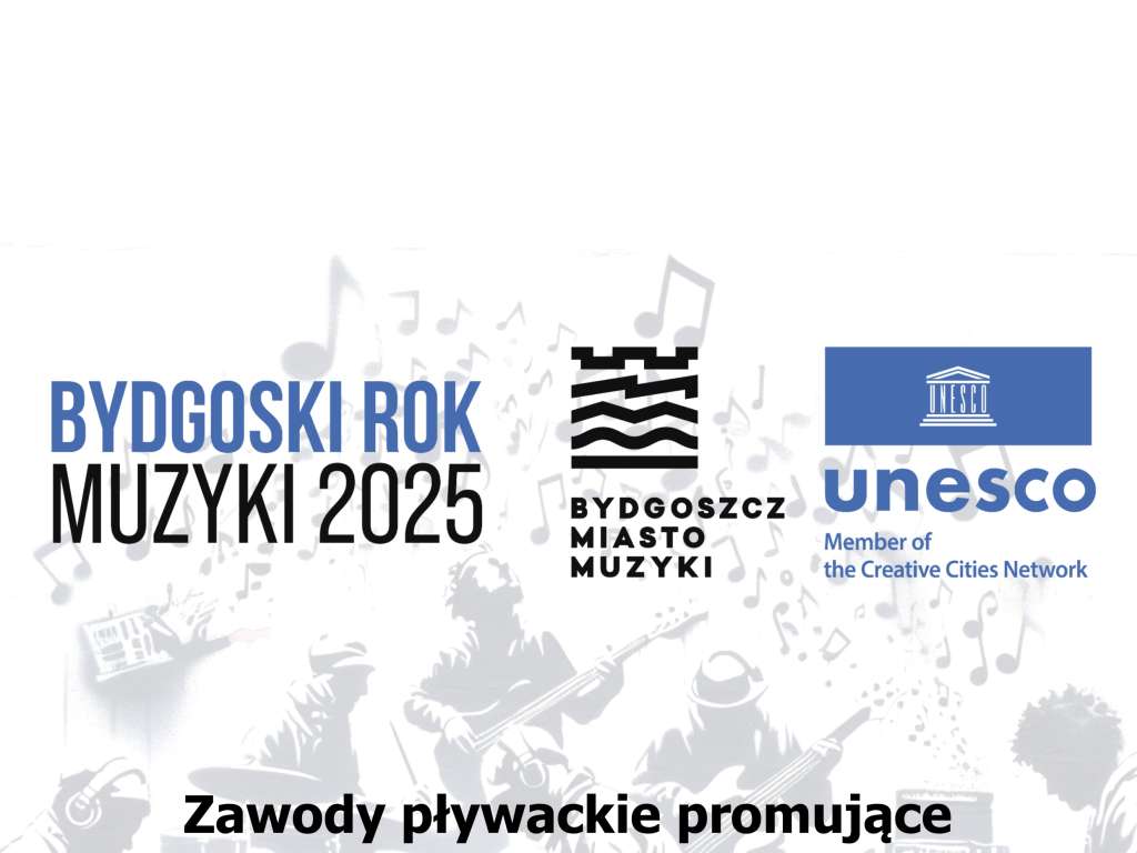 Zawody pływackie promujące Bydgoski Rok Muzyki - UNESCO