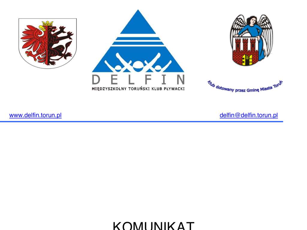 Zawody Pływackie Z DELFINEM do Los Angeles 2024