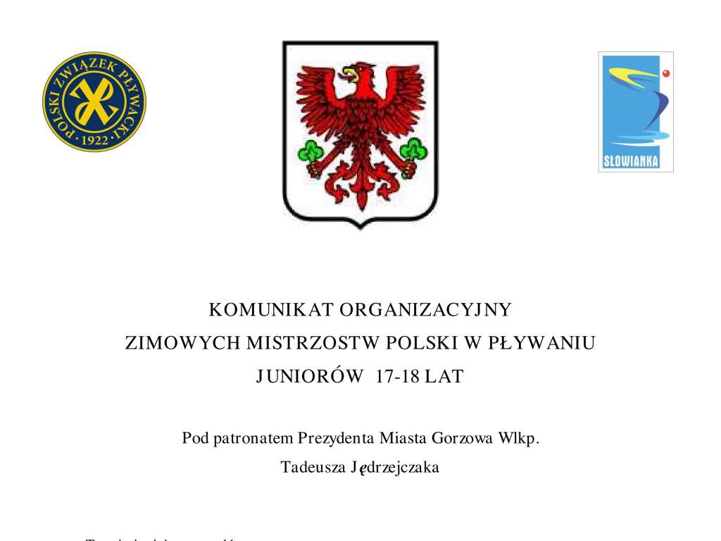 Zimowe Mistrzostwa Polski Juniorów 17-18 lat
