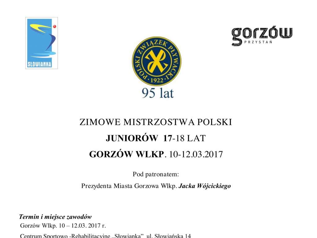 Zimowe Mistrzostwa Polski Juniorów 17 - 18 lat