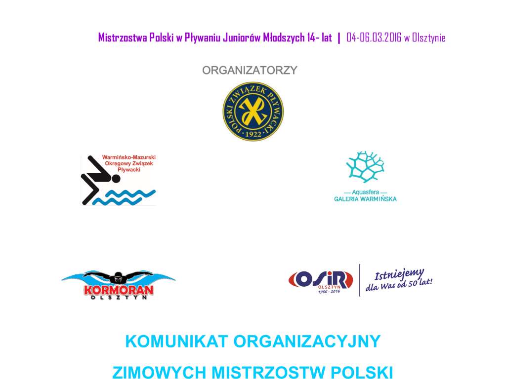 Zimowe Mistrzostwa Polski Juniorów Młodszych 14 lat